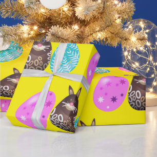 Ostersonnige Muster Geschenkpapier