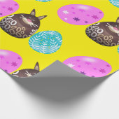 Ostersonnige Muster Geschenkpapier (Ecke)