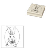 Ostersonnige Niedliche Rabbit-Scrapbooking Journal Gummistempel (Stempel)