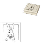 Ostersonnige Niedliche Rabbit-Scrapbooking Journal Gummistempel (Stempel)