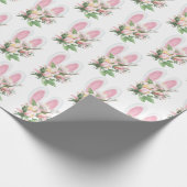 Ostersonnige Ohren in Blume Geschenkpapier (Ecke)