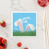 Ostersonnige Ohren mit Daisien Serviette (Beispiel)