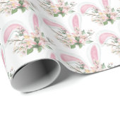 Ostersonnige Ohren und Blume Geschenkpapier (Rolleneckpunkt)