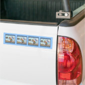 Ostersonnige Poppin-Räder Autoaufkleber (Auf Lkw)