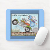 Ostersonnige Poppin-Räder Mousepad (Mit Mouse)