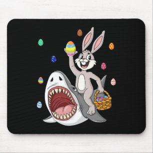 Ostersonnige Riege Hai Spaß Eier Basket Boys Gir Mousepad