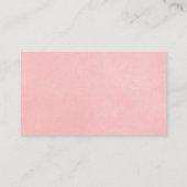 Ostersonnige Rosa-Babydusche-Windel-Gewinnkarten Begleitkarte (Rückseite)