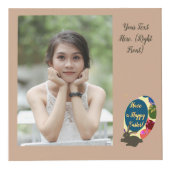 Ostersonnige Rose Eier Foto Cube Würfel (Rechts)