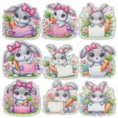 Ostersonnige Schilderhalter Aufkleber (Vorderseite)