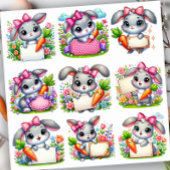 Ostersonnige Schilderhalter Set 3 Aufkleber