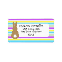 Ostersonnige Silhouette Rücksendeadresse