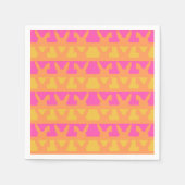 Ostersonnige Silhouette Serviette (Vorderseite)