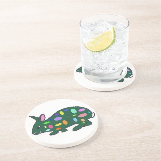 Ostersonnige Untersetzer (Seite)