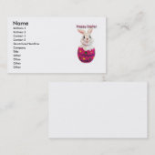 Ostersonnige Visitenkarte (Vorne/Hinten)