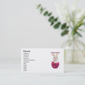 Ostersonnige Visitenkarte (Stehend Vorderseite)