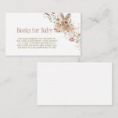 Ostersonnige Wildblume Kinderdusche Buchungsanfrag Begleitkarte (Vorne/Hinten)