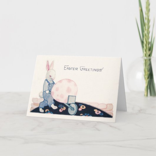 Ostersonniger Bauer Felsengrube Feiertagskarte (Vorderseite)