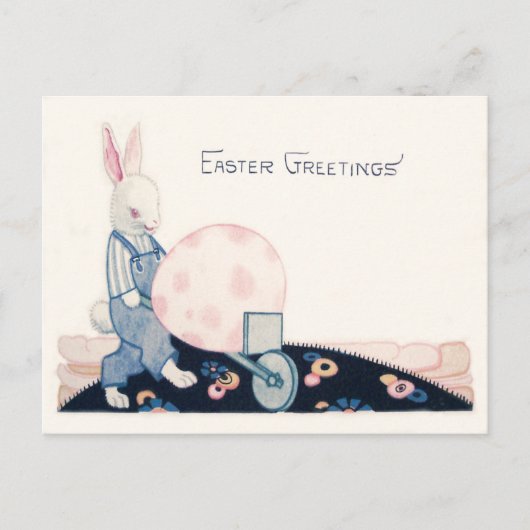 Ostersonniger Bauer Felsengrube Feiertagspostkarte (Vorderseite)