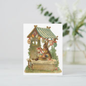 Ostersonniger Freilandeierstand Feiertagspostkarte (Stehend Vorderseite)