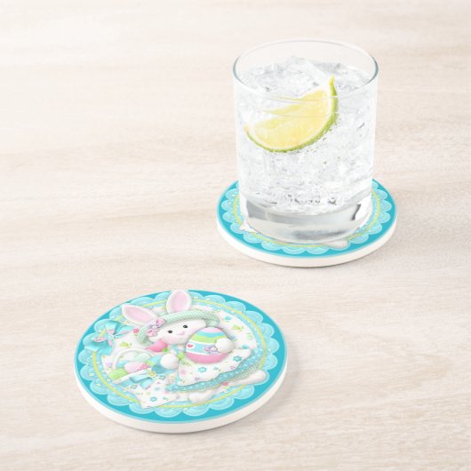 Ostersonniger Frühling Party Untersetzer (Seite)