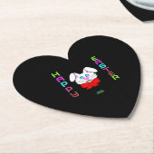 Ostersonniger Herzpapier-Untersetzer Untersetzer (angewinkelt)