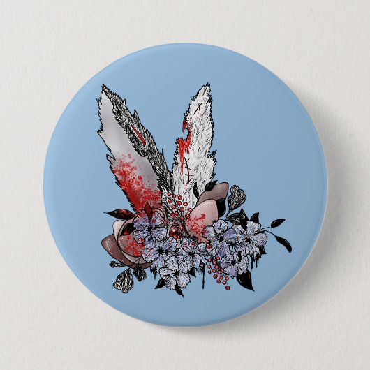 Ostersonniger Horror Button (Vorderseite)