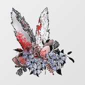 Ostersonniger Horror Fensteraufkleber (Blatt)