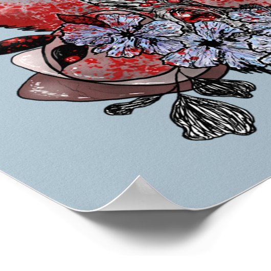 Ostersonniger Horror Poster (Ecke)