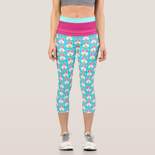 Ostersonniger Pop Mode Capris Leggings (Vorderseite)