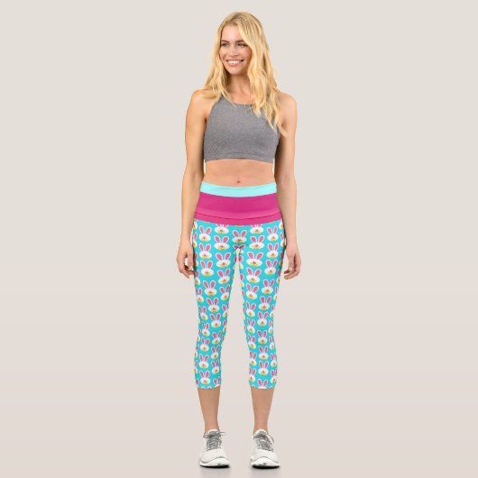 Ostersonniger Pop Mode Capris Leggings (Vorderseite)