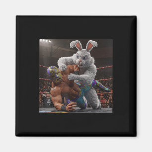 Ostersonniger Wrestling A Luchador Magnet