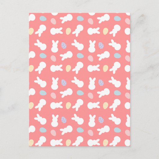 Ostersonniges, dekoriertes Eiermuster Postkarte (Vorderseite)