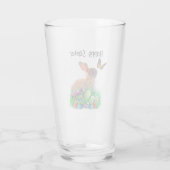 Ostersonniges Kaninchenglas Glas (Rückseite)