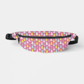 Ostersonniges Kaninchenmuster Bauchtasche (Vorderseite)