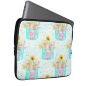Ostersonniges Kostüm Laptopschutzhülle (Vorne Rechts)