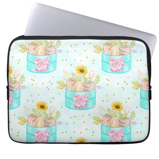 Ostersonniges Kostüm Laptopschutzhülle (Vorderseite)