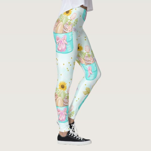 Ostersonniges Kostüm Leggings (Rechts)