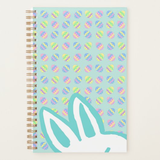 Ostersonniges Notebook, Osterkörbchen Planer (Vorderseite)