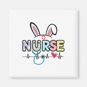 Ostersonniges Stethoskop Heartbeat Medical Nurse D Magnet