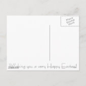 Ostersonnkarte Feiertagspostkarte (Rückseite)