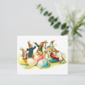 Ostersonnkonzert Vintag Feiertagspostkarte (Stehend Vorderseite)