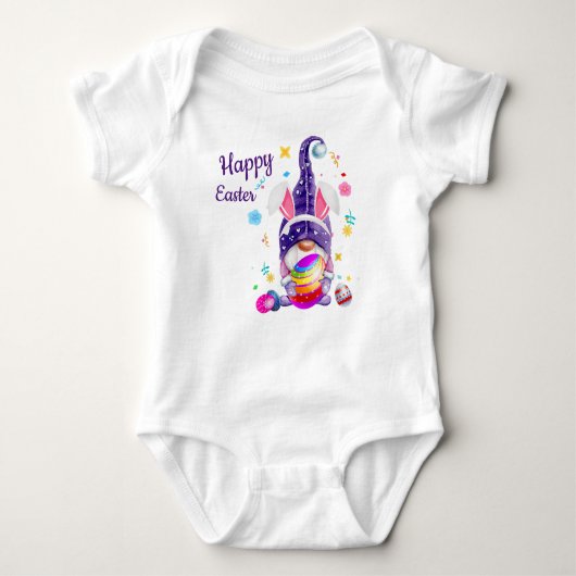 Ostersonnner Gnome Baby Bodysuit Baby Strampler (Vorderseite)