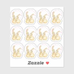 Ostersonnpaar Aufkleber