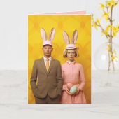 Ostersonnpaar Karte (Gelbe Blume)