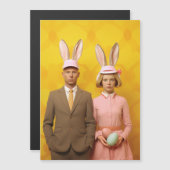 Ostersonnpaar Magneteinladung (Vorne/Hinten)