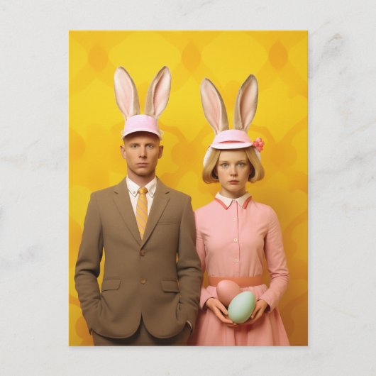 Ostersonnpaar Postkarte (Vorderseite)