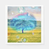 Ostersonnpapier Napkin Serviette (Vorderseite)