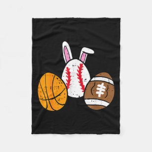 Ostersonntag Basketball Baseball Football Jungen K Fleecedecke
