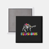 Ostersonntag-Dino - Eggasaurus Stegosaurus Ei Dino Magnet (Vorderseite/Rückseite)