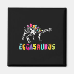 Ostersonntag-Dino - Eggasaurus Stegosaurus Ei Dino Magnet